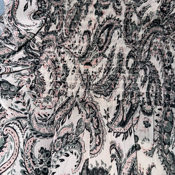 Ophelia Roe Smock Paisley Blouse - Picture 2 of 13